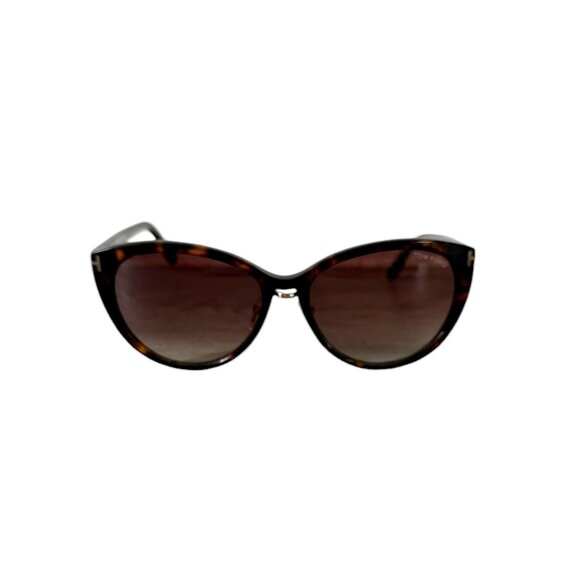 Tom Ford Gina Cat Eye Sunglasses 57MM Dark Havana Tortoise Shell main image 5